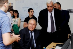 Արմեն Սարգսյանն այցելել է Հայաստանի ազգային պոլիտեխնիկական համալսարան