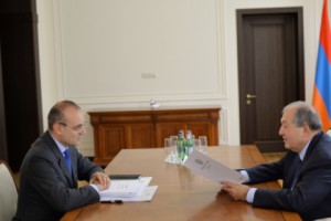 Armenian President Hosts Italian Ambassador