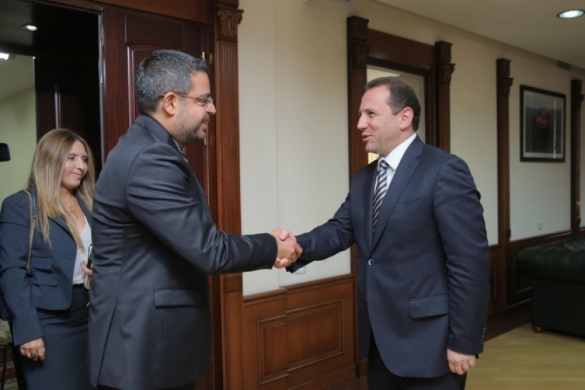 Armenian Defense Minister and Syrian Ambassador Meet in Yerevan