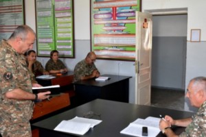 5-րդ զորամիավորումում անցկացվել են զորահավաքային պատրաստության պարապմունքներ