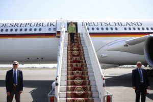 Merkel Arrives in Armenia for Talks