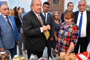 Արմեն Սարգսյանը ներկա է գտնվել «Արմենիա էքսպո-2018» ցուցահանդեսի բացմանը