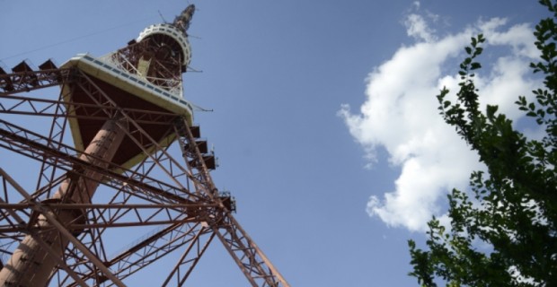 Yerevan TV Tower Gets New Paint Job