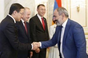 Վարչապետն ընդունել է ԵԱՏՄ պետությունների Կենտրոնական բանկերի նախագահներին