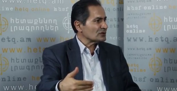 «Հետքի սրահ»-ում «Հայք» (Հայկազուններ) կուսակցության քաղաքապետի թեկնածու 
Գևորգ Հովսեփյանն է