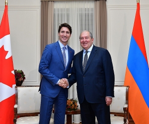Կայացել է Արմեն Սարգսյանի և Ջասթին Թրյուդոյի հանդիպումը