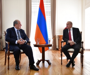 Armenian President and Russian Ambassador to Armenia Discuss Cooperation