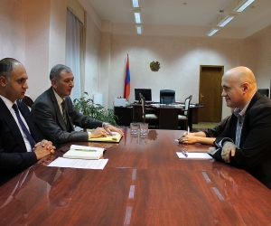 Գեղամ Գևորգյանն ընդունել է Հայաստանում ՎԶԵԲ-ի ղեկավար Դմիտրի Գվինդաձեին