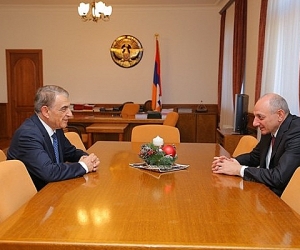 Բակո Սահակյանը ընդունել է Ազգային ժողովի նախագահ Արա Բաբլոյանին