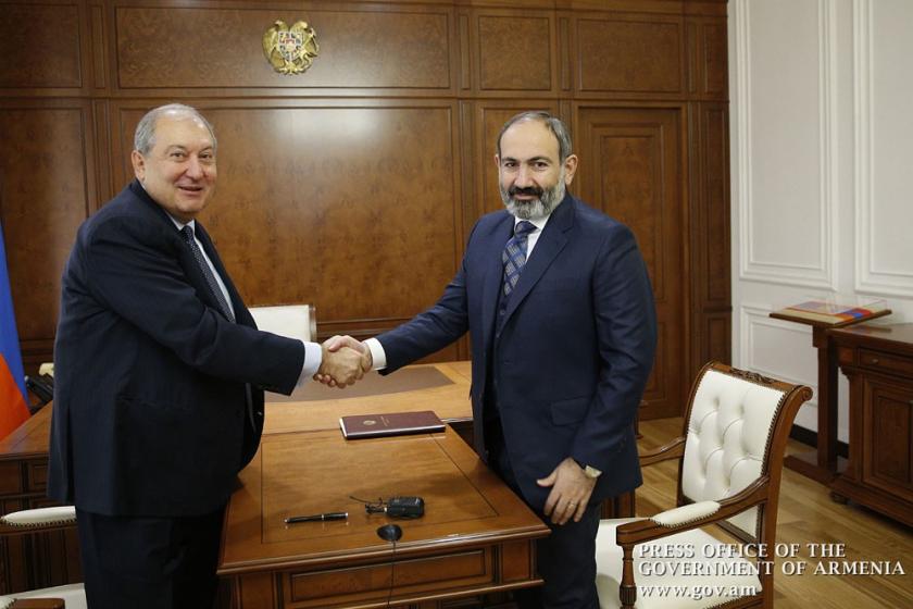 Президент подписал указ о назначении Никола Пашиняна на должность премьер-министра Республики Армения