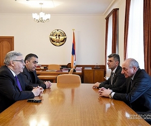 Artsakh President and Newly Elected ARF Bureau Chairman Meet in Stepanakert
