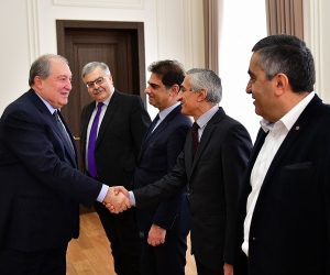 Armenian President Congratulates  New ARF Bureau Members