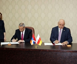 Artsakh and South Ossetia Sign Cooperation Agreement