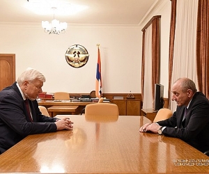 ԼՂՀ նախագահ Բակո Սահակյանը հանդիպել է Անջեյ Կասպրշիկին