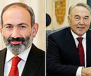 Премьер-министр Пашинян провел телефонный разговор с Нурсултаном Назарбаевым