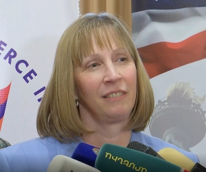 U.S. Ambassador  Lynne Tracy:  "It is my job to represent the interests of the United States in Armenia"