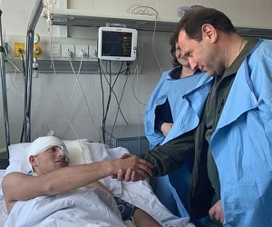 Давид Тоноян побывал в Центральном госпитале