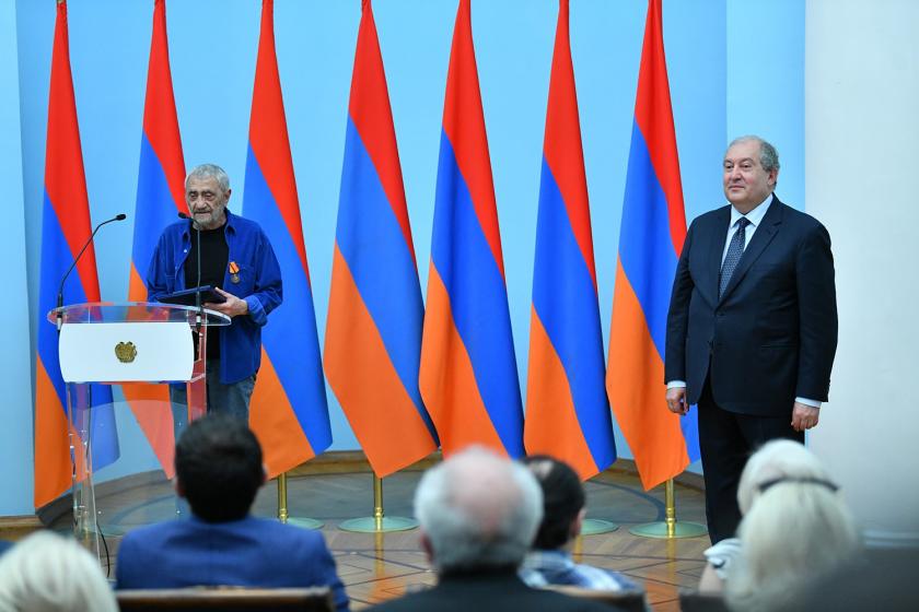 Պարգևատրման հանդիսավոր արարողություն՝ նախագահական նստավայրում
