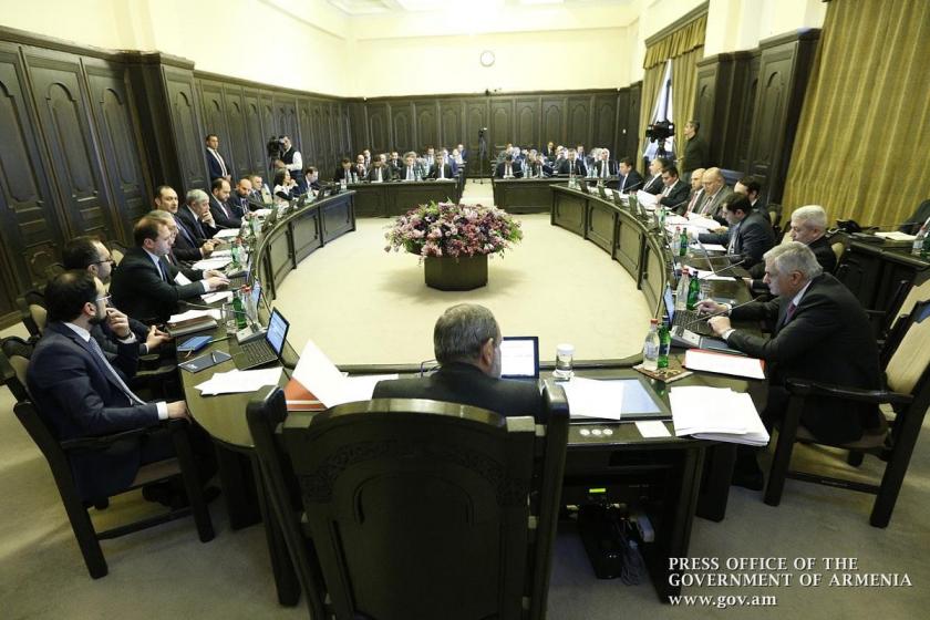 Last 17 Ministry Armenian Government Cabinet Meeting