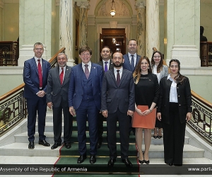 Swedish Parliement Speaker Hosts Official Dinner for Visiting Armenian Delegation