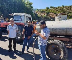 Artchis Vilage Residents Block Highway to Protest Lack of Drinking Water