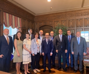 Արցախի ՄԻՊ-ը  հանդիպել է Կալիֆորնիայի սենատորի և երեք համալսարանների ղեկավարության հետ