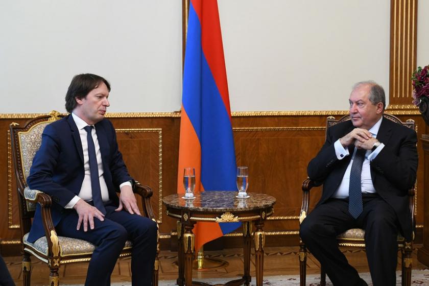 Արմեն Սարգսյանն ընդունել է ֆրանսիական «Արտերայ» ընկերության պատվիրակությանը