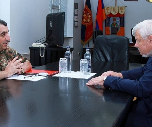 ՊԲ հրամանատարն ընդունել է ԵԱՀԿ գործող նախագահի անձնական ներկայացուցիչ, դեսպան Անջեյ Կասպշիկին