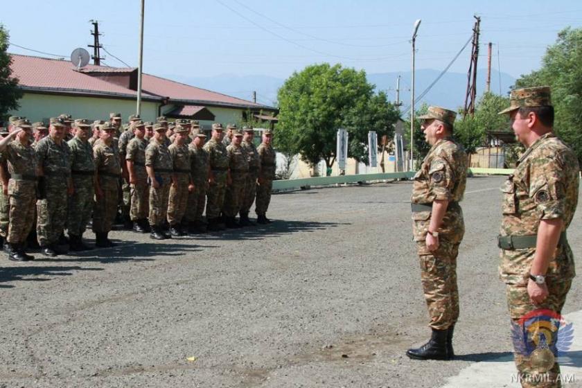 Մարտավարաշարային ցուցադրական պարապմունքներ՝ Արցախի պաշտպանության նախարարի ղեկավարությամբ