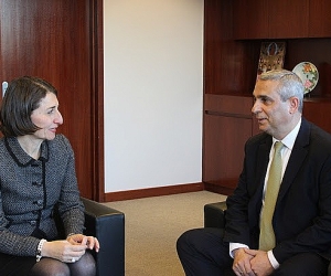Արցախի ԱԳՆ ղեկավարը հանդիպել է Ավստրալիայի Նոր Հարավային Ուելս նահանգի վարչապետի հետ