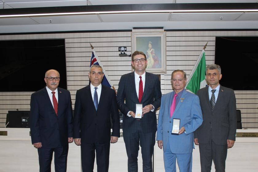 Australia: Artsakh Foreign Minister Meets with Mayor of Ryde
