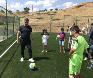 Արթուր Վանեցյանը հետևել է խաղադաշտերի կառուցման աշխատանքներին