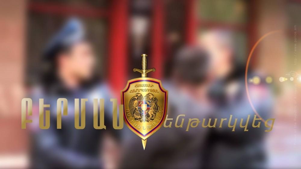 Վաղարշապատի ոստիկանները բերման են ենթարկել Երևան-Արմավիր ճանապարհին կրակոց արձակած երիտասարդին (տեսանյութ)