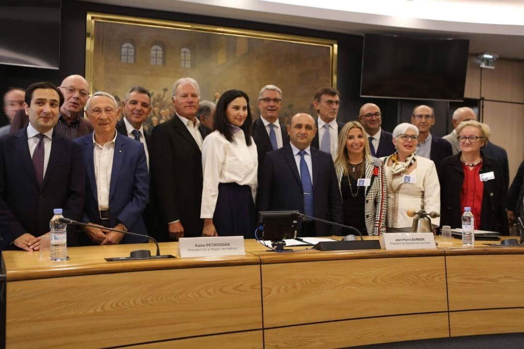 Declaration of Friendship Signed between Hadrut Region of Artsakh and the Department of Isere of France
