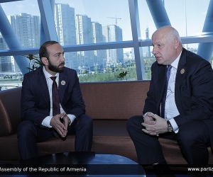 Armenian Parliament Speaker and President of the OSCE PA Meet at MSEAP 4