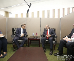 Armenian, Greek Prime Ministers Meet in New York
