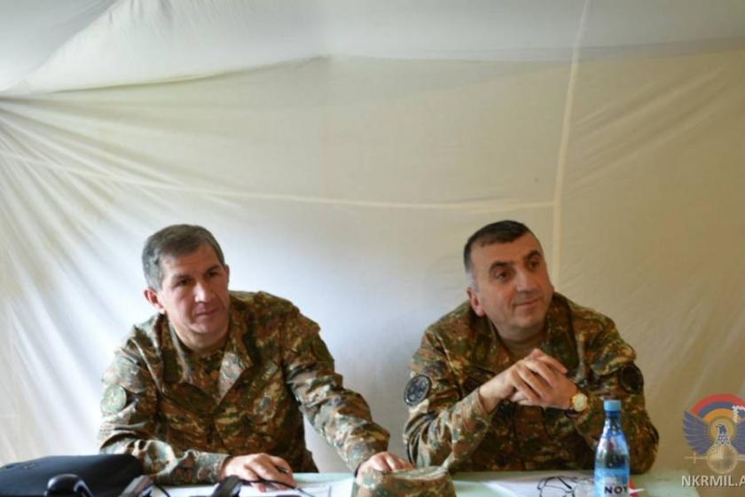 Գլխավոր շտաբի պետի առաջին տեղակալն ու ՊԲ հրամանատարն այցելել են զորավարժությանն ընդգրկված զորամասերից մեկի պահպանության տեղամաս