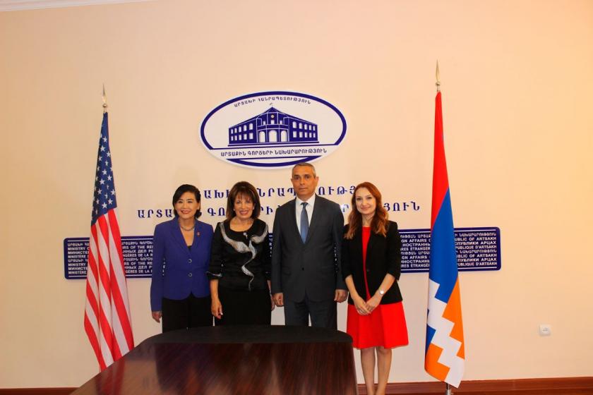 Արցախի արտաքին գործերի նախարարն ընդունել է ԱՄՆ Կոնգրեսի անդամներին