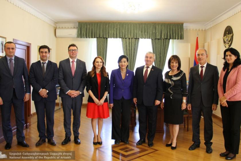 U.S. Congresswomen Jackie Speier, Judy Chu Travel to Artsakh; Meet with Parliament Speaker