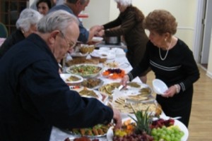Rubbing Shoulders at an Armenian Church Dinner in Washington, D.C.