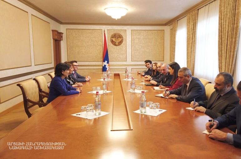 Artsakh President Hosts Visiting U.S. Members of Congress
