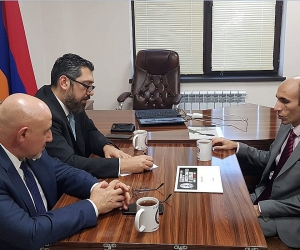 Artsakh Human Rights Defender Meets with Visiting U.S. Armenian Bar Association Members