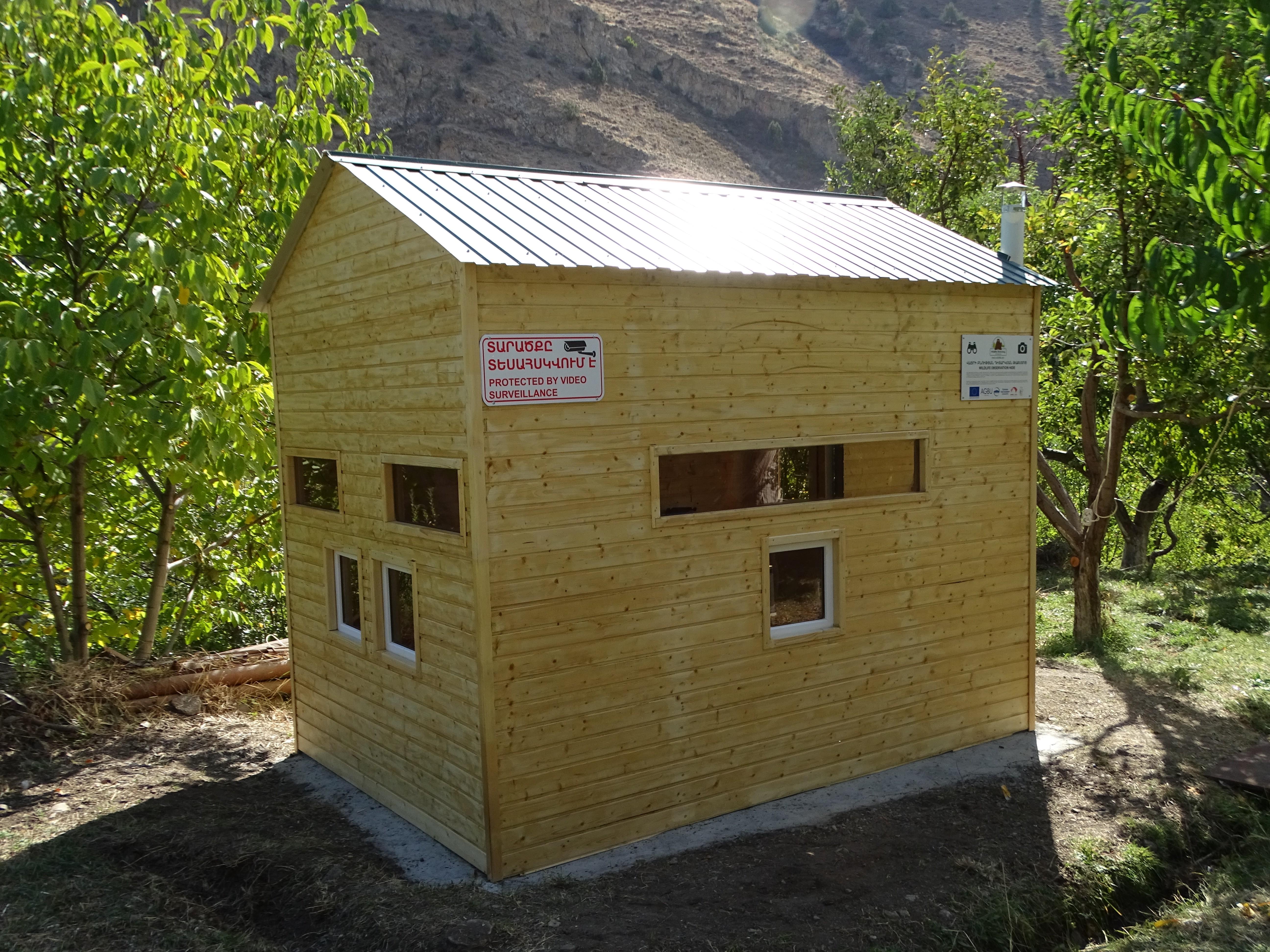 Fostering Ecotourism: Wildlife Watching Lodge-Huts Launched in Vayots Dzor