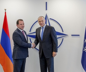 Պաշտպանության նախարարն աշխատանքային այցով մեկնել է Բրյուսել