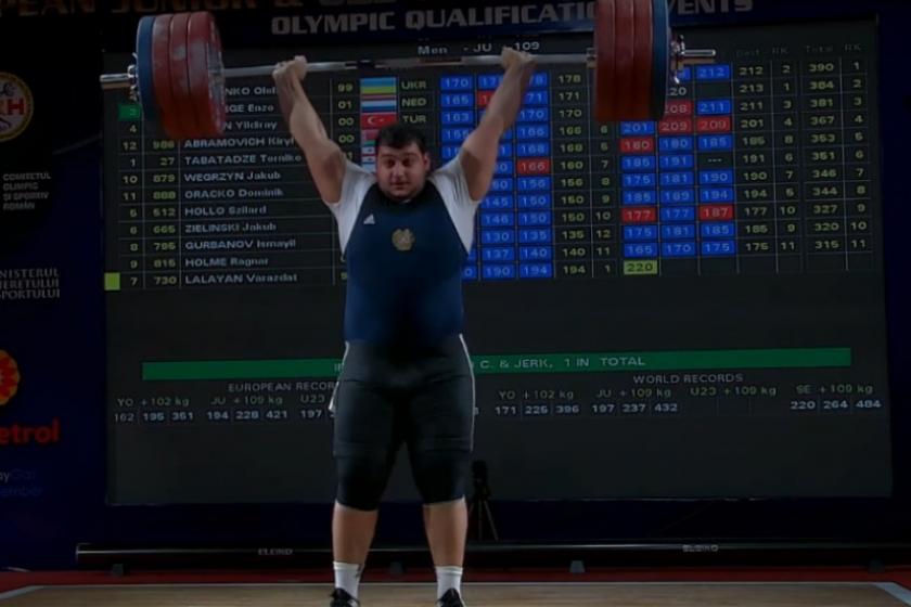 Armenia's Varazdat Lalayan: Under-20 European Champion
