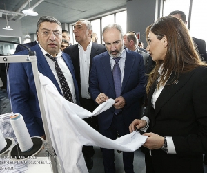 Pashinyan Attends Opening of New Clothing Factories in Yerevan