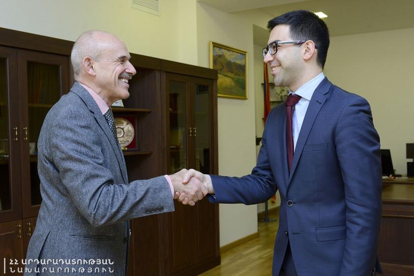 Armenian Justice Minister and German Ambassador Discuss Reform Process