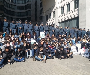 Yerevan Protesters Charge Education Minister with Promoting &quot;Non-Traditional Sexual Behavior&quot;; Demand His Resignation