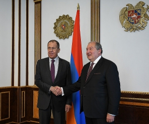 Armenian President Hosts Visiting Russian Foreign Minister Lavrov