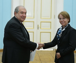 Armenian President to New Dutch Ambassador; "We can learn much from each other"